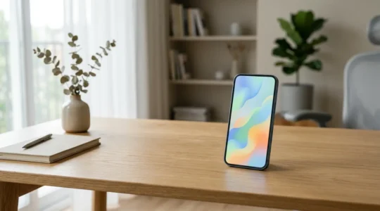 Interface d'application bancaire mobile avec gestion intuitive des comptes et navigation fluide