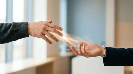 Illustration symbolisant la rapidité et la modernité des virements instantanés entre particuliers