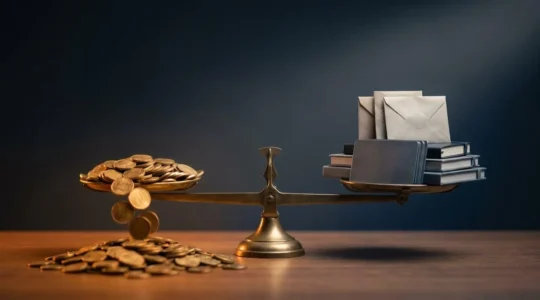 Représentation symbolique du choix financier entre sécurité à vie et flexibilité patrimoniale pour la retraite